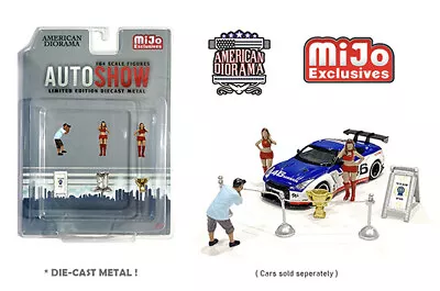 American Diorama 1:64 AUTO SHOW Die Cast Figures • $22.99