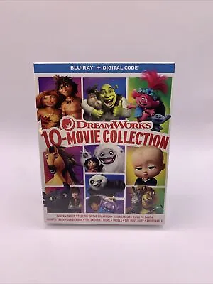 DreamWorks 10-Movie Collection Blu-ray Mike Myers *NEW* Factory Sealed W/Slip • $34.99