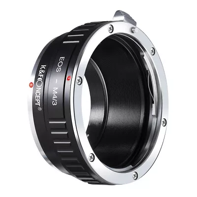 K&F Concept EOS-M4/3 Adapter Canon EOS Lens To Panasonic M4/3 Camera .090 • £29.05