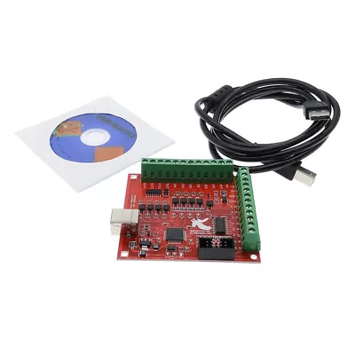 Cnc Control Card USB Interface Board Mach3 100K 4 Axis Motion Control Card • $15.99