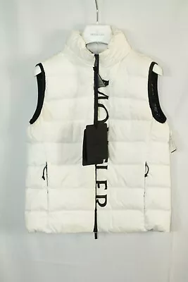 Moncler Cenis Gilet Womens White Puff Vest #00 $1295 • $419.99