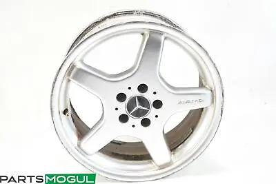 Mercedes W211 E55 AMG E320 9 X R18 18  Rear Wheel Rim Silver 2114012202 OEM • $196