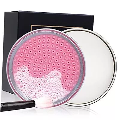  Makeup Brush Cleaner Shampoo Soap Solid Brush Cleaning Mat Removes Cleanser • $15.17