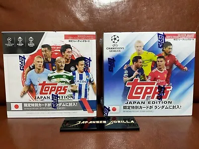 New 2022 & 2023 Topps UEFA Champions League Japan Edition Box Set Factory Sealed • $85.49