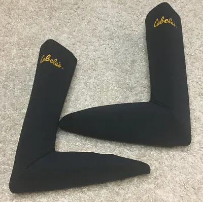 Cabelas Neoprene Boot Insert Liner Socks Men’s Size Medium Black • $12