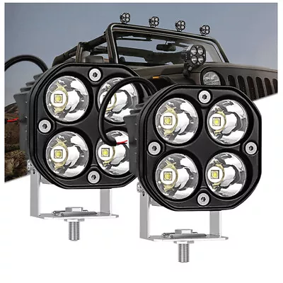 2x 3inch LED Cube Pods Work Light Bar Spot Beam Driving Fog For Offroad ATV UTV • $23.92