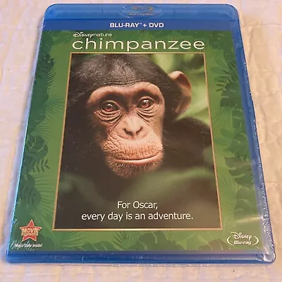  Chimpanzee (Blu-ray/DVD 2012 2-Disc Set) Disney Nature Movie NIP • $8.74