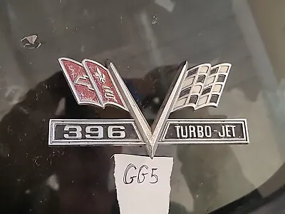 Vintage Chevy Corvette 396 Turbo Jet Emblem Display Piece Gm • $14.75