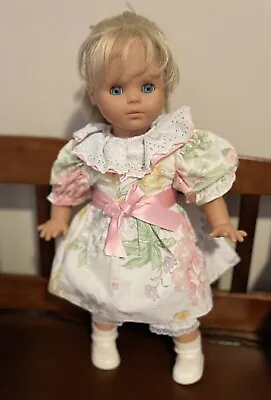 1989 BALICA Doll Toddler W/ Blond Hair Blue Eyes Zapf Creations West Germany EUC • $49