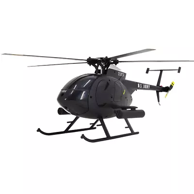 YX RC C189 MD500E 6 Axis Gyro 320mm Scale RTF RC Helicopter W/ Weapons Black • $173.69