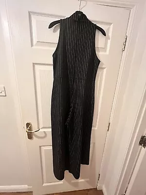 Pinstriped Jumpsuit - Size 12 Tall • £12