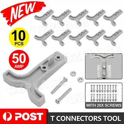 $8.95 • Buy 10x Grey T Bar Handle For Anderson Style Plug Connectors Tool 50AMP 12-24v 6AWG