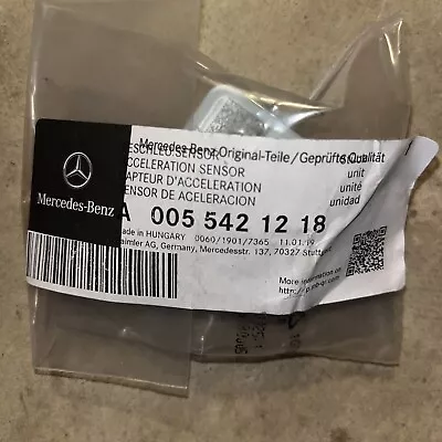 OEM Mercedes Acceleration Sensor 005 542 12 18 • $28