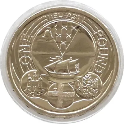 2010 Royal Mint Capital Cities Of The UK Belfast £1 One Pound Coin Uncirculated • £0.01