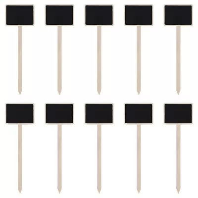 10 Wooden Chalkboard Table Number Tags Decorating Signs • £8.78