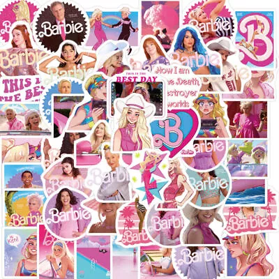 Hot 50 Barbie Graffiti Stickers Personalized Decoration Guitar Notebook Luggage • $8.79