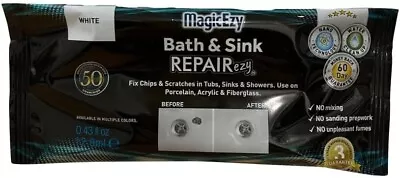 Bath & Sink Repairezy (White) - Tub Repair Kit - Porcelain Acrylic Tub Enamel  • $27.89