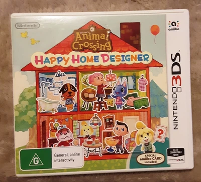$25 • Buy Animal Crossing: Happy Home Designer Game - Nintendo 3DS & 4x Amiibo Cards
