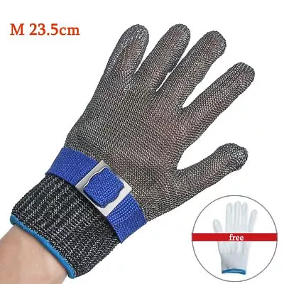 Stab Resistant Glove Stainless Steel Metal Safety Cut Proof Protection Gloves • $13.04
