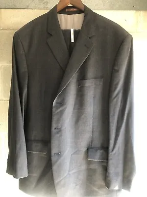 Michael Kors Men’s 48R Charcoal Gray 100% Wool Suit • $35