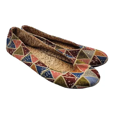 Dolce By Mojo Shoes Womens Size 9 Multicolor Moxy Aztec Ballet Flat  • $26.99