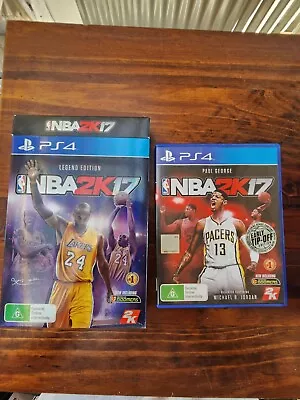 PlayStation 4 PS4 NBA 2K17 Legend Edition Game With Poster Lakers - Kobe Bryant • $65