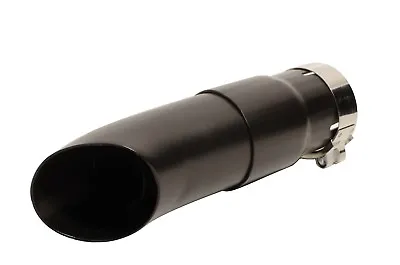 Radiant Cycles Cafe Racer Motorcycle Shorty Short GP Exhaust Muffler 1.9  BLACK • $64.99