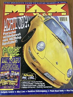 Max Power Magazine September 1997 Porsche  CT3 • £7.50