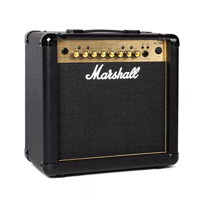 Marshall MG15GFX 15W Guitar Combo With FX Gold (NEW) • £152.50