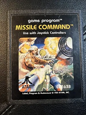 Missile Command Atari 2600 Cleaned & Tested!  See Video Of It Working! • $4.99