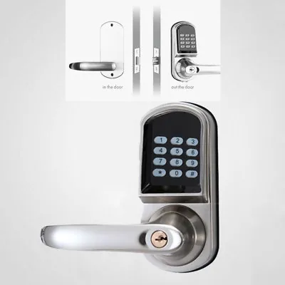 Mechanical Security Door Lock Keyless Keypad Code Lock Left Handle+Single Latch • $74.10