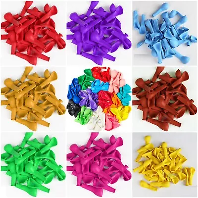 £131.15 • Buy 5 Inch Small Latex Balloons WHOLESALE Party Birthday 100 Wedding Decoration Ball