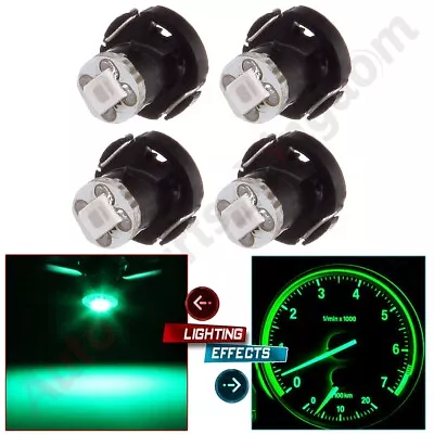 4pcs Panel Hvac Climate Control Light Bulb Green 2835 1smd T4/t4.2 Neo Wedge Led • $8.59