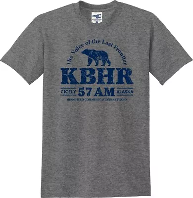 KBHR The Voice Of The Last Frontier Cicely Alaska Distressed Unisex T-Shirt S-5X • $19.99