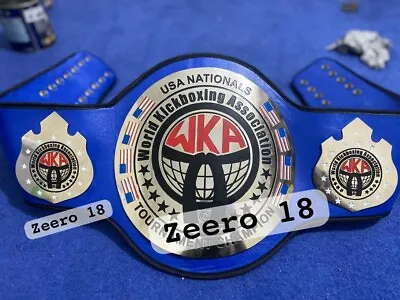 USA WKA World Kick Boxing Tournament Championship Belt Adult Size High Quality • $99