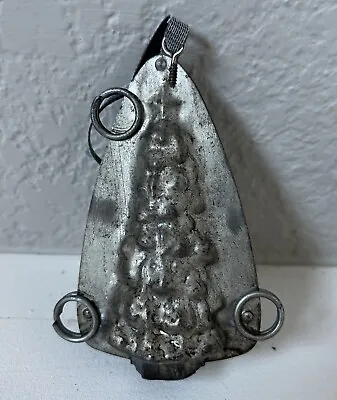 Vintage Metal Christmas Tree Chocolate Mold Three Clips Ornament • $32.40