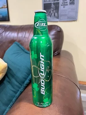$2.50 • Buy ST PATRICK'S DAY   MARCH 17   BUD LIGHT ALUMINUM BOTTLE LIMITED EDITION Empty
