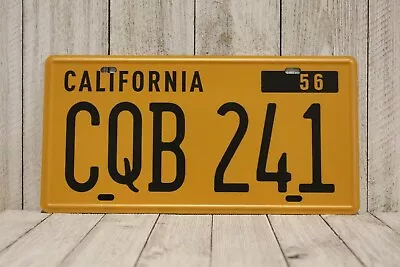 Christine Car Replica Movie Prop California License Plate Tin Sign CQB 241 XZ • $10.97