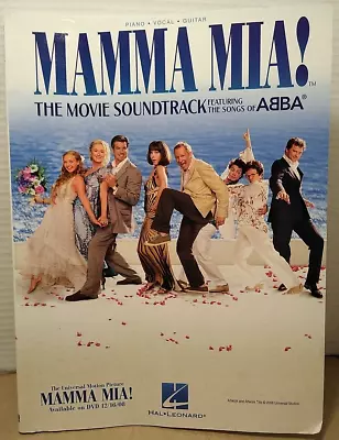 Mamma Mia!: The Movie Soundtrack Featuring The Songs Of ABBA Songbook 2008 PB • $4.78