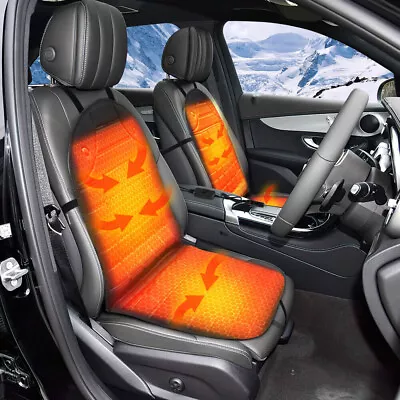 Universal Car Auto Seat Warmer Cover 12V 65℃ Heater Heated Pad Heating Cushion • $18.24