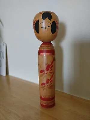 Vintage KOKESHI Wooden Doll Japan Signed By Artist - 8.5” • $22