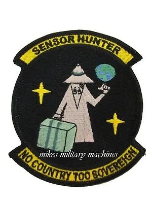 NRO Sensor Hunter Area 51 Military Intelligence Space Black Ops Covert Patch New • $8.95