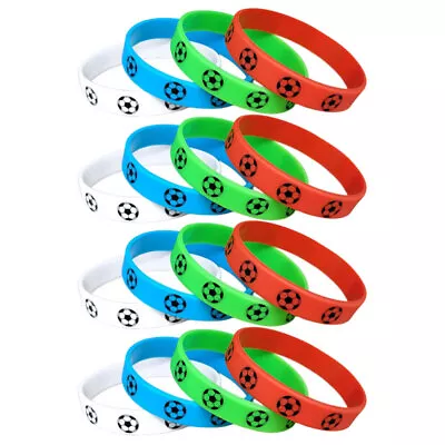  16 Pcs Delicate Bracelet Soccer Accessories For Girls Men Decor Male • £8.99