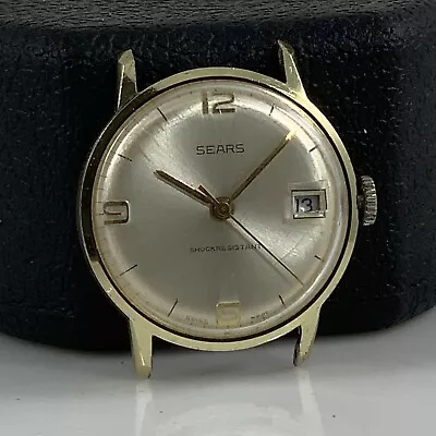 Vintage Sears Roebuck & Co Swiss Aluminum Watch With Date  - For Service/Parts • $25