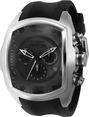 Watch Wrist  Men's 43638 Lupah Quartz Chronograph Black Dial Invicta 50m Elegant • $135.16