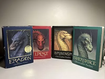 Paolini’s Inheritance Cycle Complete Set Deluxe Limited Edition Eragon Books • $55