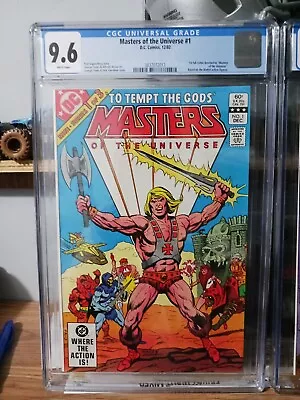 Masters Of The Universe #1 CGC 9.6 DC 1982 1st He-Man - White Pages • $125