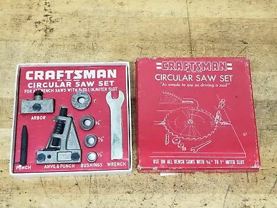 Vintage Craftsman Circular Saw Blade Saw Set Tool No 9-3530  • $19.99