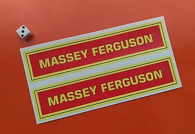£2.99 • Buy MASSEY FERGUSON STICKERS DECALS X2 200mm X 45mm Tractor