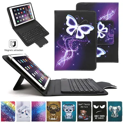 $35.99 • Buy AU For Samsung Galaxy Tab A 8.0 Inch Tablet Keyboard Printed Leather Case Cover